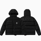 Trapstar Embroidered Letter LOGO Winter Thick Hooded Cotton Jacket Men's and Women's Same Style Pulley cardigan Cotton Jacket