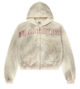 Vale Forever Guardian Zip Up Hoodie Cream