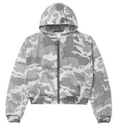 Vale Forever Winter Crystal Camo Work Jacket Grey