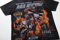 MAJESTIK  Motorsports Vintage Racing Graphic T‑Shirt