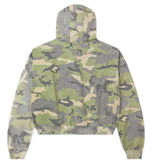 Vale Forever Crystal Camo Work Jacket Green