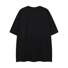 MAJESTIK Vintage Black Majestik Alien Graphic Short‑Sleeve T‑Shirt